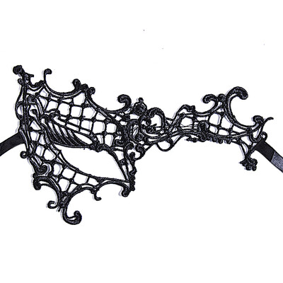 

Womens Fashion Sexy Black Lace Venetian Halloween Party Masquerade Ball Eye Mask Gift Catwoman Cosplay