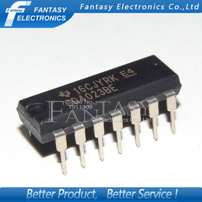 

10PCS CD4023BE DIP14 CD4023 DIP new and original IC free shipping