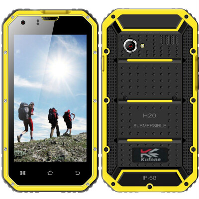 

нет kufone F5 две sim - карты, смартфон Android 4,5 rugged водонепроницаемый ip68uk 1 м2.