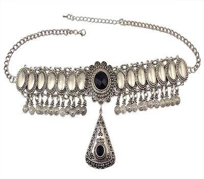 

Idealway New Fashion Silver/Gold Plated Charms Rhinestone Resin Carved Flowers Bib Statement Pendant Necklaces for Women