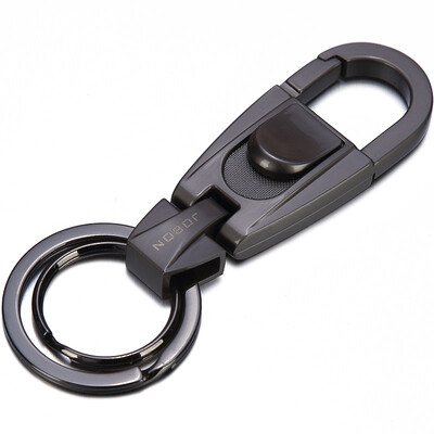 

Jingdong Supermarket JOBON double key ring easy to pick the waist hanging key ring car key chain ring ZB-098G rose gold creative gift birthday gift