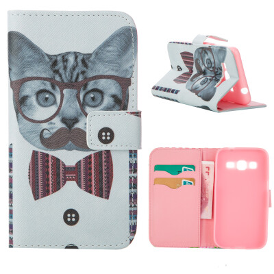 

MOONCASE ЧЕХОЛ ДЛЯ Samsung Galaxy Core Prime G360 Flip Leather Foldable Stand Feature [Pattern series] /a10
