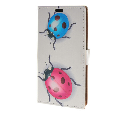 

MOONCASE Case for Huawei Honor 4A (5.0") Leather Flip Wallet Style and Kickstand Case Cover [Cute Pattern] Design / a20