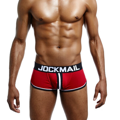 

JOCKMAIL Mens Cotton Panties Sexy Loose-Hop Mens Boxer Panties GAY Pants GAY