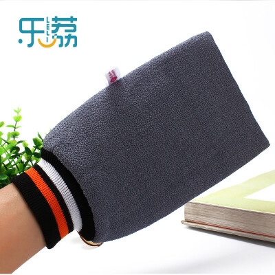 

Le bath towel bathing gloves bath towel back plant fiber bath towel bath men