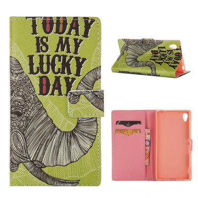 

MOONCASE ЧЕХОЛ ДЛЯ Sony Xperia Z4 Flip PU Leather Fold Wallet Card Slot Kickstand Back [Pattern series] /a06