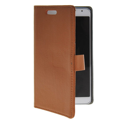 

MOONCASE Slim Leather Flip Wallet Card Pouch with Kickstand Shell Back ЧЕХОЛ ДЛЯ Samsung Galaxy Note 3 Lite N7505 Brown