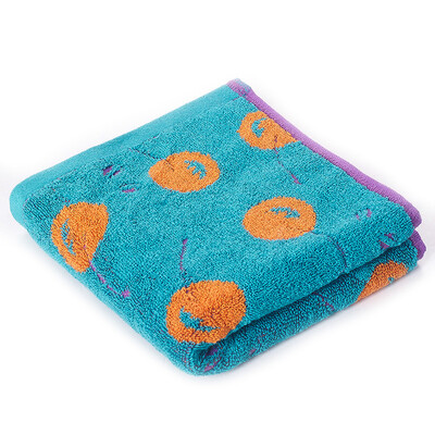 

Shengwei towel home textile cotton cherry jacquard towel SW-29 blue