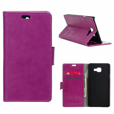 

MOONCASE PU Leather Flip Wallet Card Slot Bracket Back Case Cover for Samsung Galaxy A7 (2016) / A710F