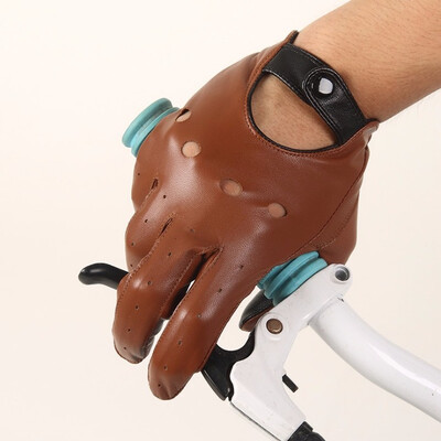 

Svadilfari 2018 Mens Autumn Winter Genuine Leather Gloves New Fashion Brand Black Warm Driving Unlined Gloves Goatskin Mittens