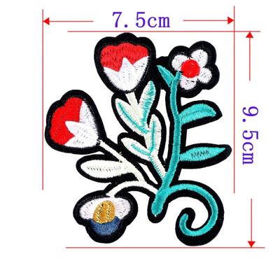 

1 Pcs Top Flower Patches Iron-on Sew-on Letter Sequined Motif Applique Garment Children Women DIY Clothes Sticker Wedding Party