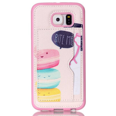 

MITI Leather Case + TPU Innder Soft Protective Cover For Phone Samsung S6 G9200 Mobile phone case with Card Slot Stand