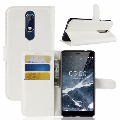 

for Nokia 51 5 2018 TA-1061 WIERSS Wallet Phone Case for Nokia 5 TA-1053 TA-1024 Flip Leather Cover Case Etui Coque Fandas