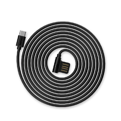 

REMAX USB C type c Data Cable Portable 90 Degree Dual Type-C Durable Sync Charger TPE Cable For Samsung S8huawei P9xiaomi