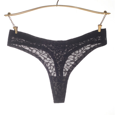 

G-string нижнее белье кружева бесшовные сексуальные женщины стринги пиджаки прозрачное белье T-обратно бесстрашные дышащие трусики