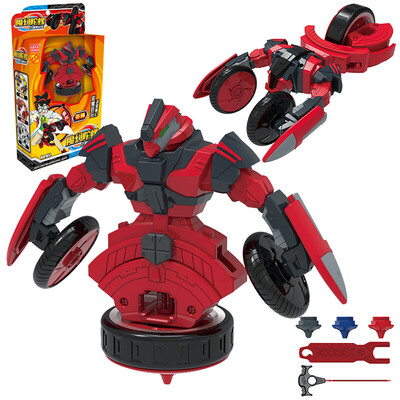 

Smart Motivation Magic Gyro 3rd Generation Mech Chariot Boy Girl Child Gyro Toy Rotary Mech - Yan Shen 6112B