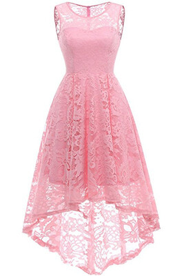 

Women Floral Lace Bridesmaid Party Dress Short Prom Dress V Neck Homecoming Dress