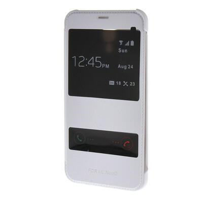 

MOONCASE чехол для Meizu M2 Note Meilan Note2 Ultra Slim View Window Flip Leather Case Cover White