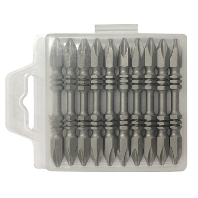 

Devon 65MM cross PH2 impact screwdriver bit double head drill bit 10 plastic boxed