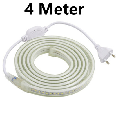 

Waterproof 220V Led Strip 2835 144LedsM With EU Power Adapter Flexible LED Tape Ribbon outdoor 1M 2M 5M 10M 15M 20M