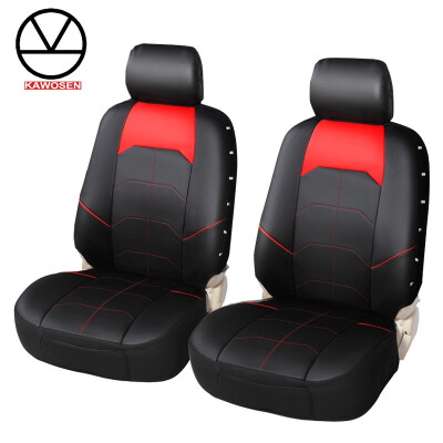 

Luxury PU Leather Front Seat Cover Universal Fit for Toyota Honda kia ford nissan Seat Covers Car Seat Protector