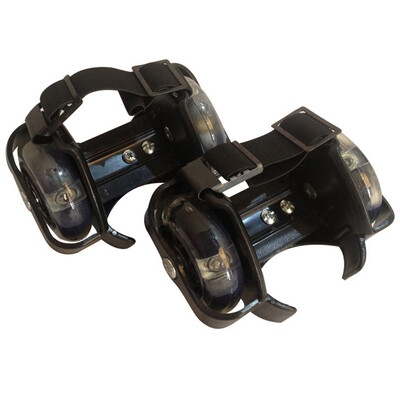 

Kids Youth Flash Runaway Adjustable Wheels Heel Roller Skates Blades Shoes
