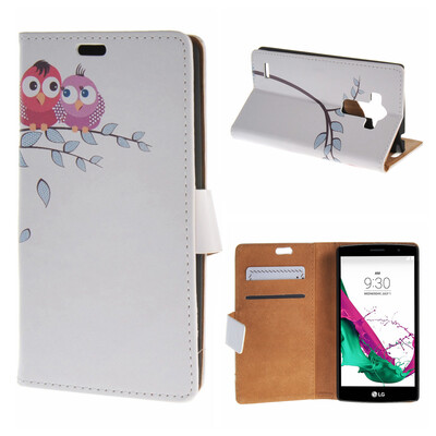 

MOONCASE LG G4 Beat G4S ЧЕХОЛ ДЛЯ Flip Wallet Card Slot Stand Leather Folio Pouch /a05