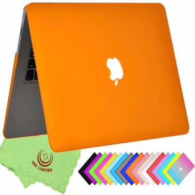 

UESWILL Smooth Soft-Touch Matte Frosted Hard Shell Case Cover for MacBook Air 11" Model A1370A1465- Orange