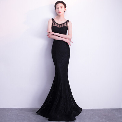 

Toast service car model party birthday lace dress dress nightclub dress