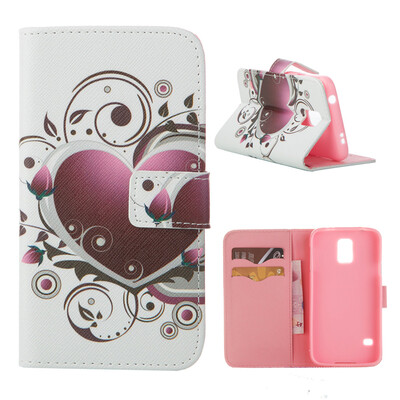 

MOONCASE ЧЕХОЛ ДЛЯ Samsung Galaxy S5 Flip PU Leather Fold Wallet Card Slot Kickstand Back [Pattern series] /a07