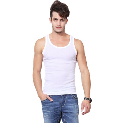 

Jingdong supermarket] Arctic cashmere QMB05304 men wild summer vest male cotton fashion casual sports sweater white 185/100