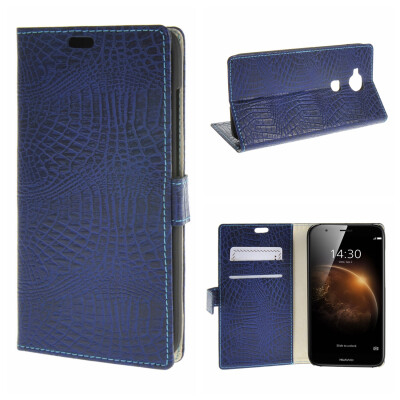 

MOONCASE for Huawei Ascend G8 Case Snake pattern Leather Flip Folio Wallet Card Slot Stand Case Cover Sapphire 04