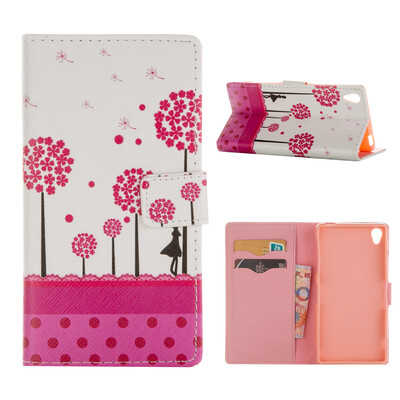 

MOONCASE ЧЕХОЛ ДЛЯ Sony Xperia Z3 Flip PU Leather Fold Wallet Card Slot Kickstand Back [Pattern series] /a01