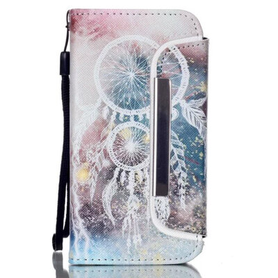 

мити горячей продаж моды Delux разделить дизайн пу кожа телефон дело охватывает Flip бумажник дела для того, чтобы Samsung Galaxy S4 мини - i9190