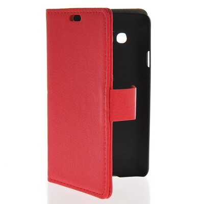 

MOONCASE Slim Leather Side Flip Wallet Card Slot Pouch Stand Back чехол для LG L60 Red
