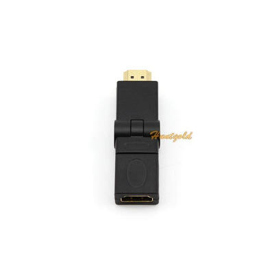 

360 градусов Поворотный Мужской HDMI для HDMI Женский конвертер адаптер Регулируемая