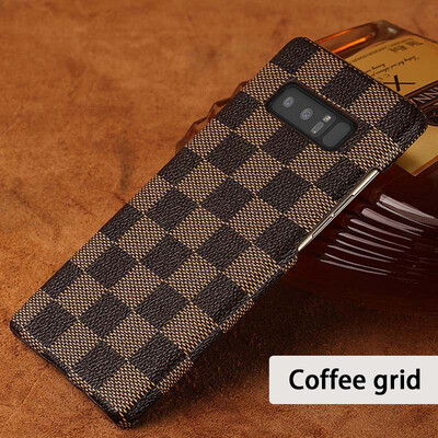 

LANGSIDI Genuine Leather Phone Case For Samsung Galaxy Note 8 High Quality Print Cover Anti-shock Back cover