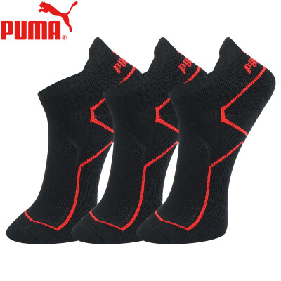 

PUMA Hummer Socks Basic Training Boat Socks 3 Pairs 171531356-3 Black One Size