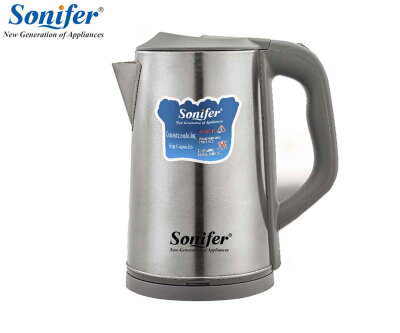 

2.5L Original 220V Electric Kettle нержавеющая сталь 1500W Быстрое нагревание Электрический кипящий горшок Sonifer