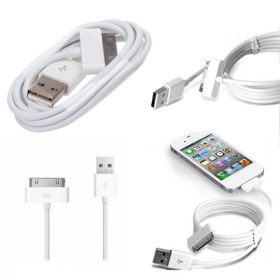 

1  White 6 pin USB Data Cable Sync / Charger cable Lead For the iphone 4/4S