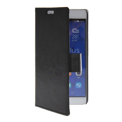 

MOONCASE Slim Leather Side Flip Wallet Card Slot Pouch with Kickstand Shell Back чехол для Huawei Honor 6X Black
