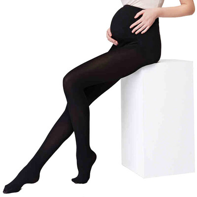 

Langsha (LangSha) pregnant women stockings pregnant women fat sister plus file loose velvet pantyhose can adjust the big belly in the thick underwear 4 double color four double