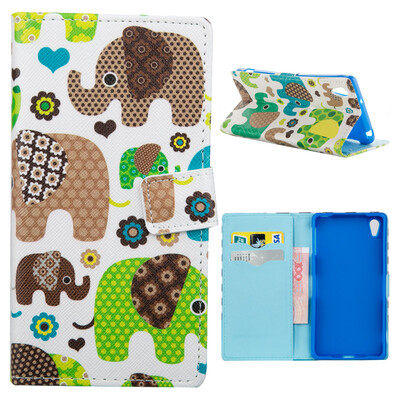 

MOONCASE ЧЕХОЛ ДЛЯ Sony Xperia Z2 Flip PU Leather Fold Wallet Card Slot Kickstand Back [Pattern series] /a21