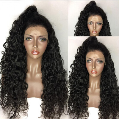 

Osolovely Hair Braziian Curly Lace Front Wigs With Baby Hair Pre Plucked Hairline Wigs