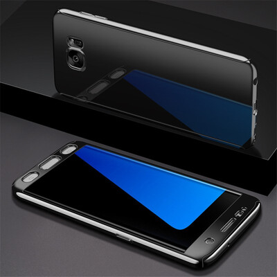 

GANGXUN®Samsung Galaxy S7S7 Edge 360 Degree Full Cover 3 in 1 Plating Phone Hard Protective Case