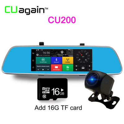 

CU200 7 '' GPS 3G Car Dvr камера ночного видения Dash Cam Rearview Mirror Video Recorder HD 1080P G-Sensor Loop Recording