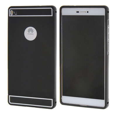 

MOONCASE Huawei P8 Случай 2 В 1 жесткий бампер вставить обложка чехол для Huawei Ascend P8 черный