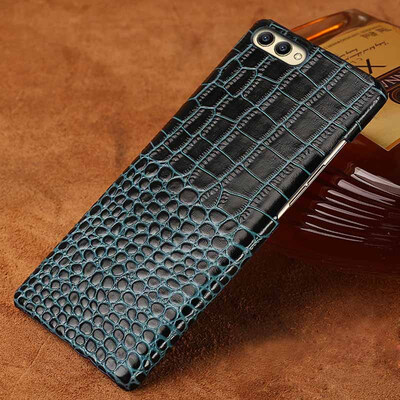 

Genuine Leather Phone Case For Huawei Honor V10 Crocodile Texture Back Cover For P9 P10 Plus Mate 9 10 Cases