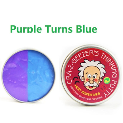 

Thinking Putty Smart Plastic Temperature Change Turns Color Slime Silly Putty light Clay Novelty Items Decompression Kids Toys