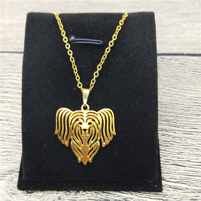 

New Chinese Crested Necklace Trendy Style Chinese Crested Pendant Necklace Women Fashion Pet Jewellery Animal Dog Jewellery